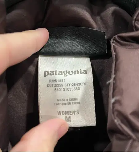 Patagonia  Brown Down With It Parka Puffer Jacket Hooded