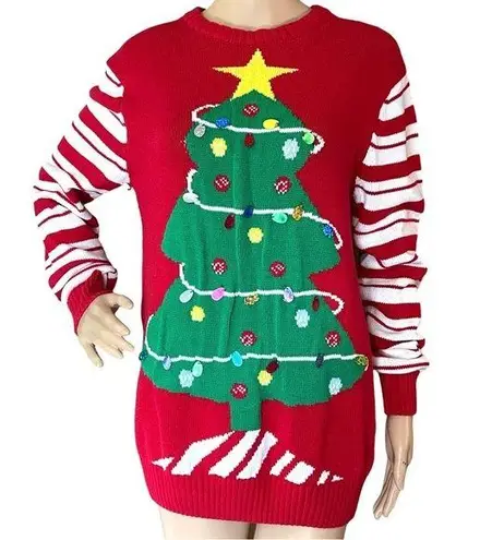 Ugly Christmas Sweater IMAGIN8 M  Party Contest Holiday Festive