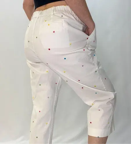 Vintage Polka Dot Capri Pants Size 10P