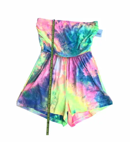 Justify Juniors Tie-Dye Romper Size M - Image 4