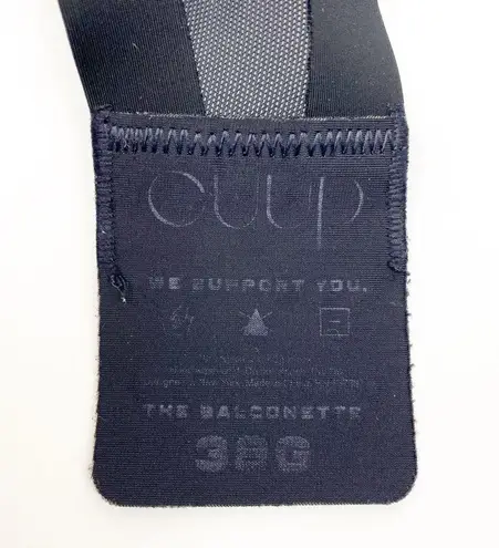 Cuup The Balconette Mesh Underwire Bra: Black 38G (4D) Size undefined