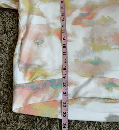 All In Motion Women's Loose Tie-Dye Crewneck Pullover Sweatshirt Light pink Small