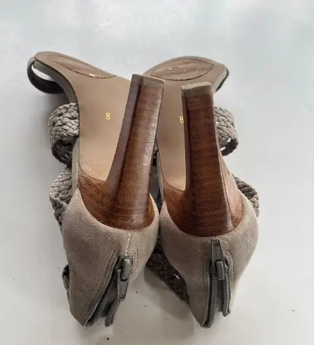 Seychelles Womens Turn Things Around Dress Pump Taupe Heels Sandals Size 8 Shoes