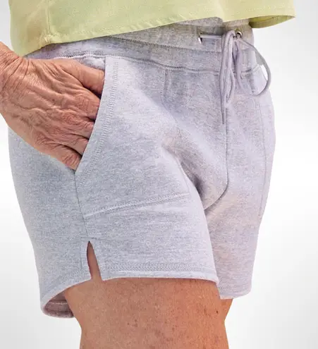 Comfy And Ready Terry Shorts In Gray Size Medium