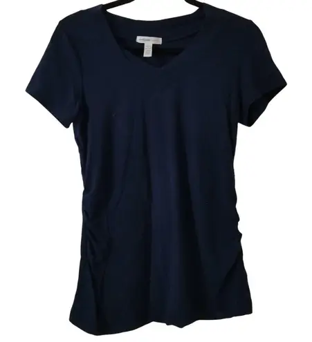 Ambiance Maternity Navy V