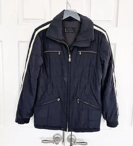 Bogner Black Quilted Ski Jacket with Schoeller of Switzerland Filling Size M
