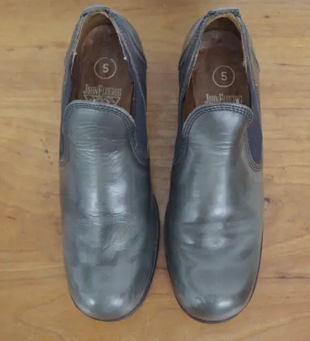 John Fluevog Vintage Polish Made Low Cut Chelsea Boots Size 5 UK