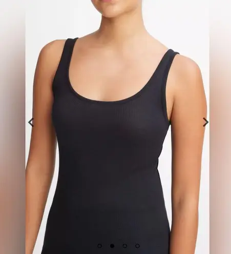 Vince Scoop Neck Tank - Black - L