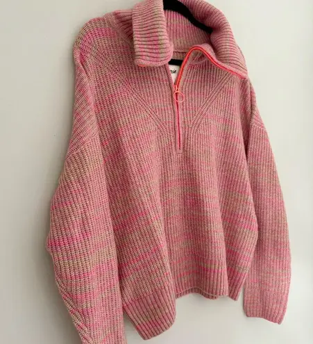 Aerie Sugar Rush Chenille Quarter Zip Sweater