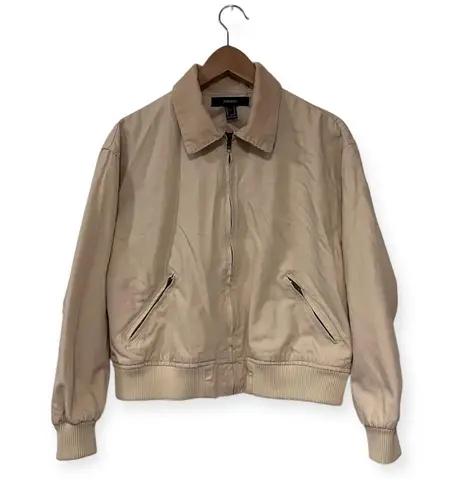 Forever 21 Corduroy Collar Twill Jacket