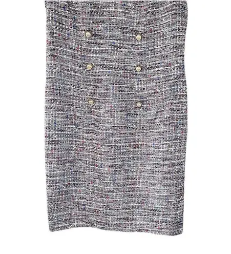 Karl Lagerfeld Paris Womens Tweed Double Breasted Dress Size 10 NWT Quiet Luxury