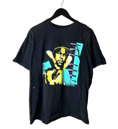 Urban Outfitters Ice Cube Rap Tee T Shirt Black XL Extra Large Bleached Artist Rapper Graphic