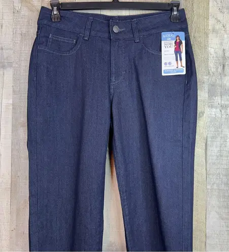 Riders By Lee  Size 8 (M) Dark Blue Denim Slender Stretch Capri 5 Pockets