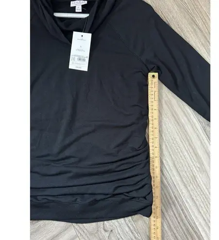 Ingrid & Isabel Pullover Maternity Sweatshirt Black Small Pre