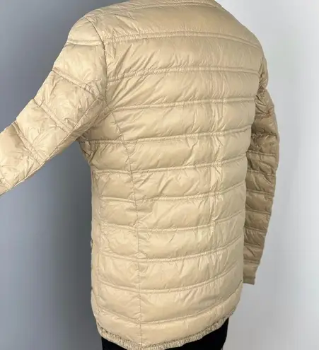 Deha Women's Quilted Lightweight Zip Up Jacket Beige Size L Tan Size L