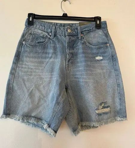 Wild Fable  Women's High-Rise Wide Leg Bermuda Jean Shorts -8 NWT