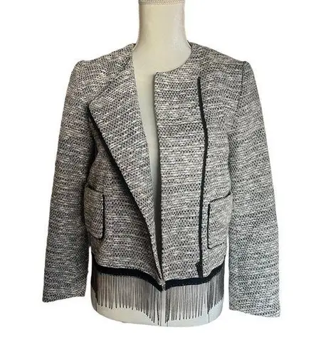 Maje Tweed Women's Moto Blazer Size 38