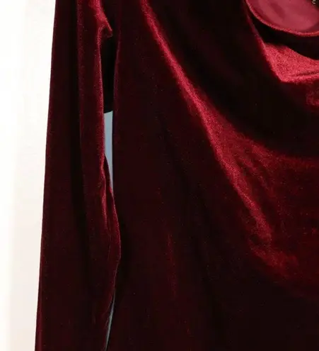 Bobi NWT Wine Velvet Dress Size Small