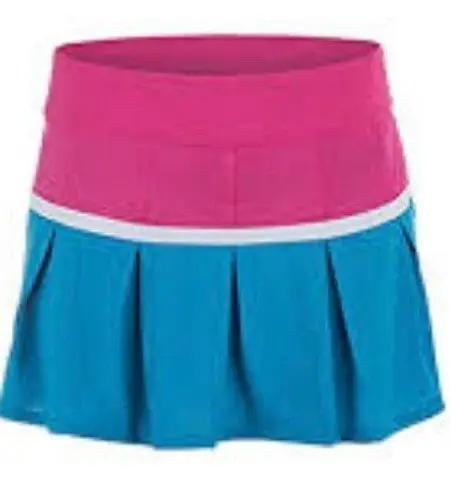 FILA Raspberry & Blue Tennis Skort size Lg