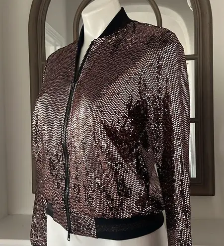 Pam & Gela Rose Mirror Ball Jacket, Size P/XS New w/Tag Retail $275