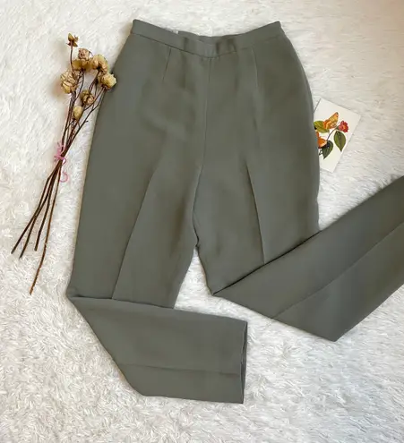 Larry Levine Vintage petite suits green dress pants