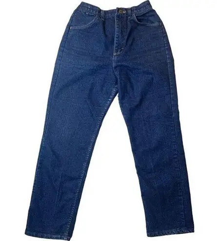 Women's Vintage 80s Maverick high waist stretch jeans size 10 Blue