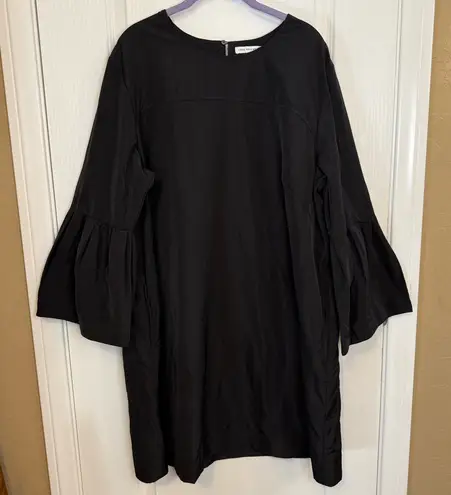 Free Assembly Black Dress with Bell Sleeves Size XXL
