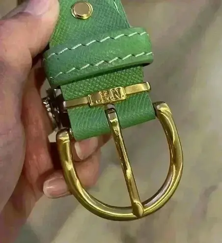 L.E.N Epsom Leather Belt