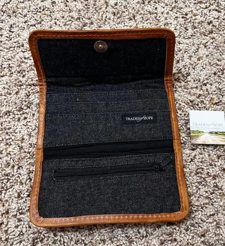 Handcrafted Handmade Trades of Hope Flap Wallet