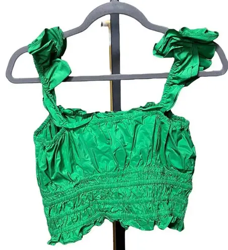 Anthropologie Maeve Smocked Taffeta Tank