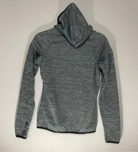 RBX Scuba Hoodie heathered grey with thumb holes and zipper pockets