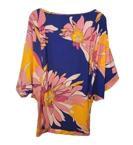 Trina Turk NWT!  Breeze Swim Tunic Dress in Floral Print - Size Large