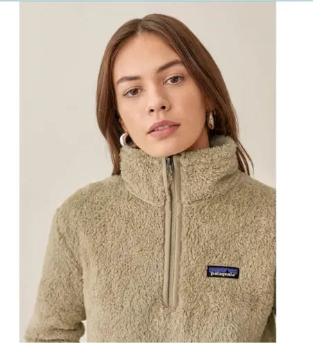 Patagonia  Los Gatos 1/4 Zip Fleece Pullover Khaki women’s size L