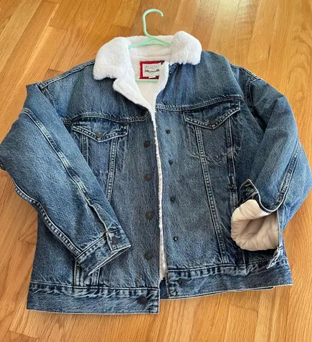 American Eagle Fleece Lined Denim Jacket