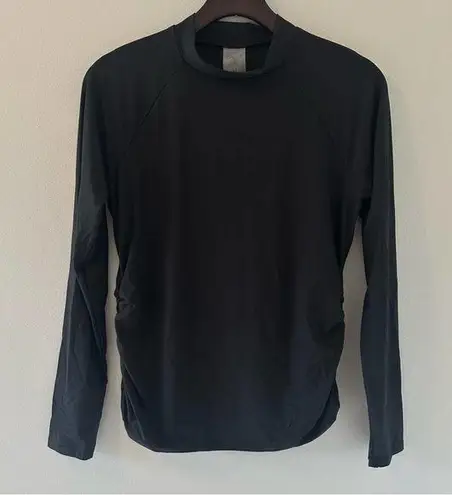 Calia Black Mock Turtleneck Long Sleeve Top Size Medium