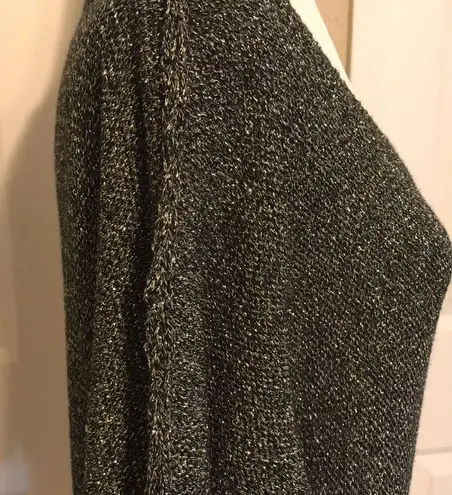 BCBGMAXAZRIA Tweeted Metallic Sweater