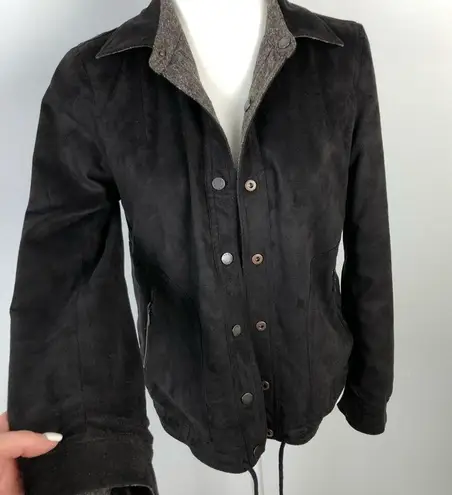 Yansi Fugel Reversible Wool/Silk Brown Jacket XS