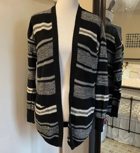 st. john's bay  Medium Striped Cardigan