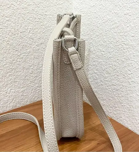 BARBAROSSA Neutral Stone Perforated Horse Design Poly/PVC Crossbody Bag