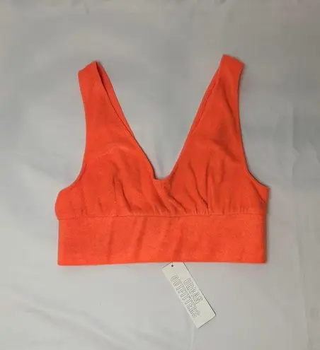 Urban Outfitters NWT  Out From Under Terry Coral Crop Tank - M