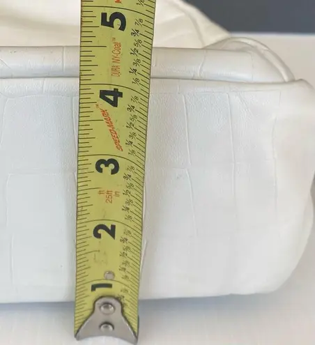 Knomo London leather Mini Mount 10” backpack white/off white