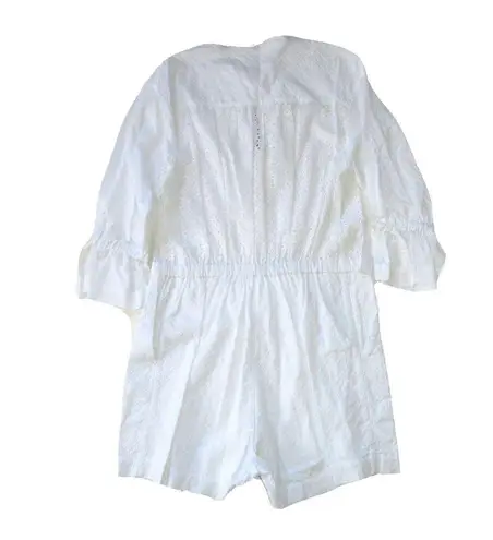 Rebecca Taylor NWT La Vie Eyelet Romper in Milk White One-Piece S $350