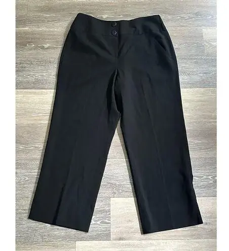 Larry Levine Stretch Black Dress Pants Size 8
