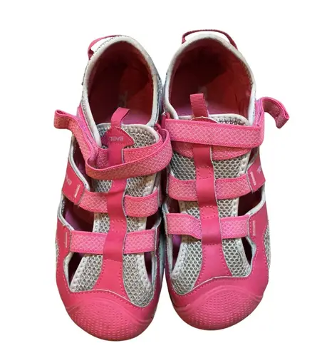 Teva Jamsen Pink Sport Sandals Hook and Loop Women's Size 7 Active Shoes