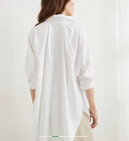 Aerie White Button Blouse