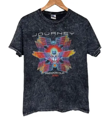 Journey Y2K 2004 Freedom Tour Tee Shirt Size M Gray Size M