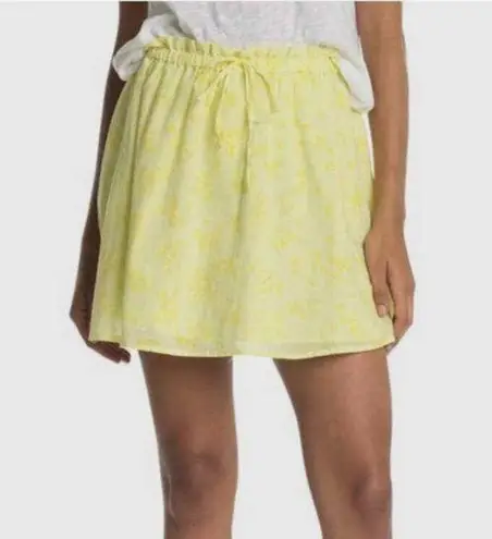 Abound NWT Drawstring Waist Cotton Floral Mini Skirt