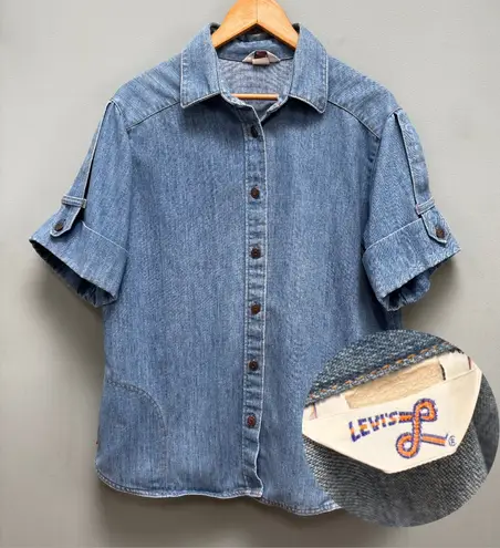 Levi's Vintage Levi’s Orange Tab Short Sleeve Button Up Shirt thumbnail 1