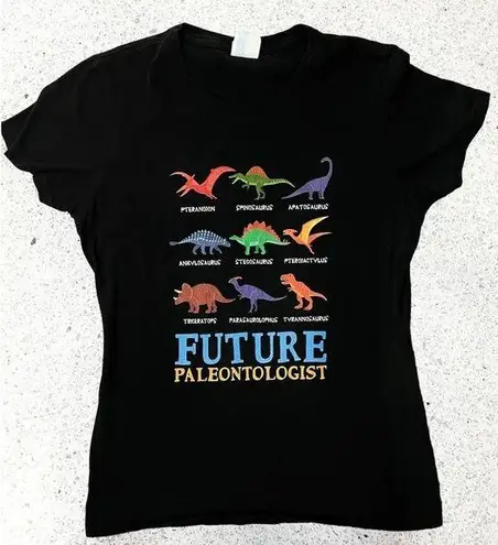 Woman’s Dinosaurs Future Paleontologist Black T