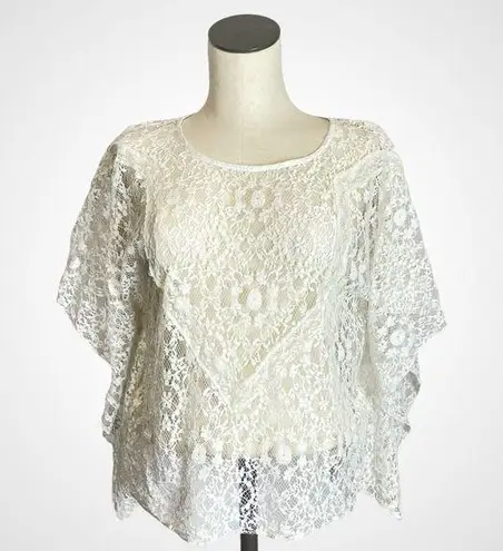 Charming Charlie 5 for $25 Last Chance!  Lace Top White‎ Layering Piece Angelcore